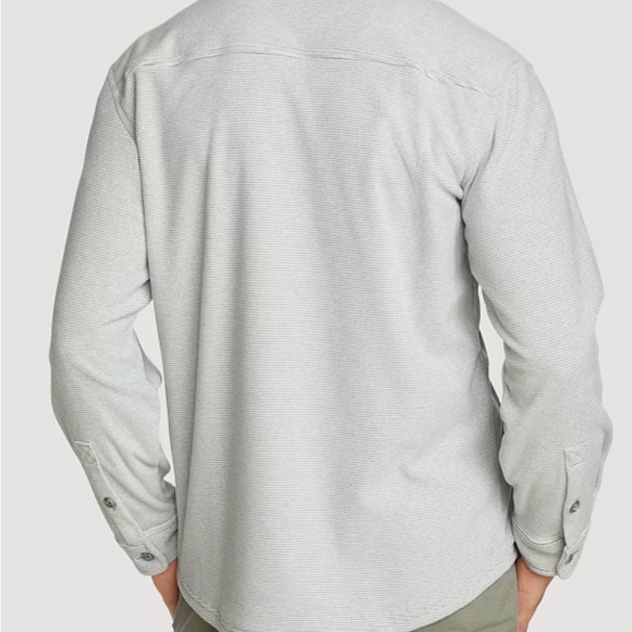 Eddie Bauer Light Gray Casual Button-Down Shirt NWT - Picture 2 of 13